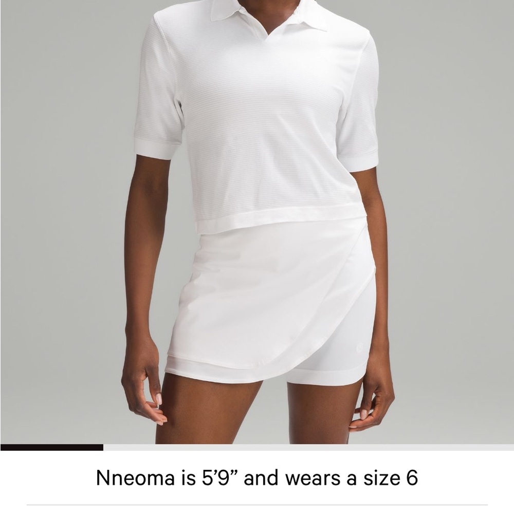 Lululemon White Polo Shirt swifty